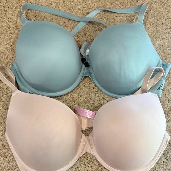 Victoria's Secret Other - Victoria's Secret Soft Green and Soft Cream Bras